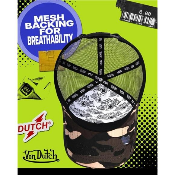 Retro trucker cap adjustable snapback mesh baseball hat curved bill unisex trend - Picture 4 of 8